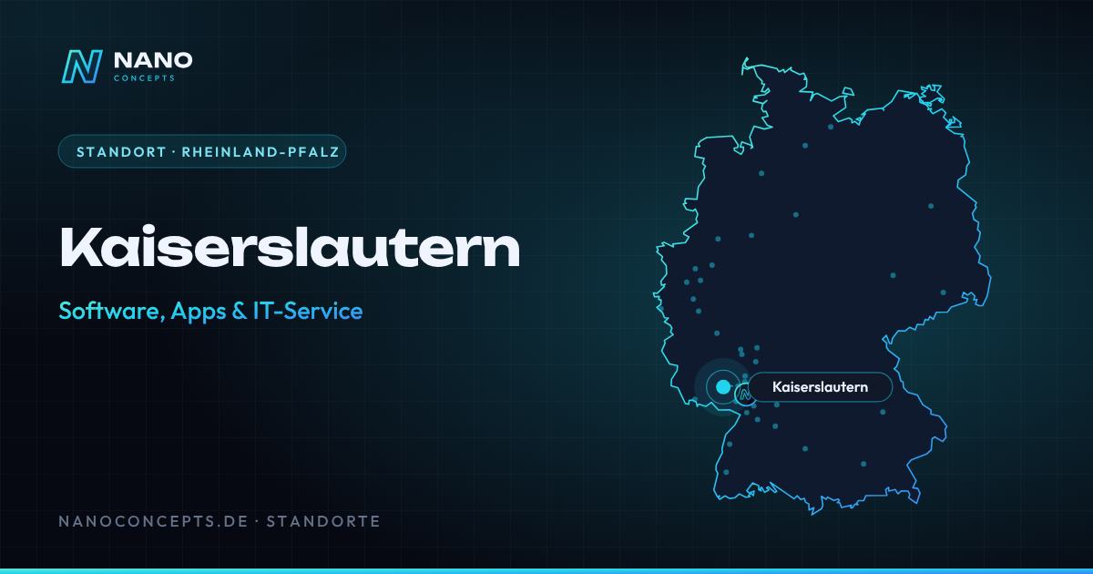 API & Backend in Kaiserslautern